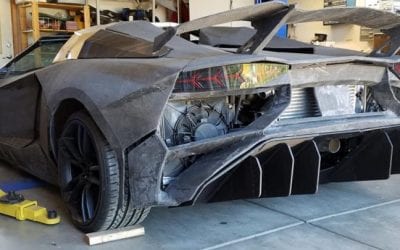 You too could now 3D print a Lamborghini Aventador at home