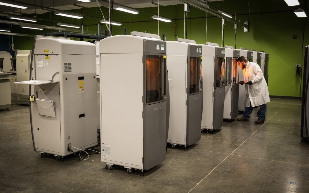 Industrial 3D printing for precise and repeatable parts