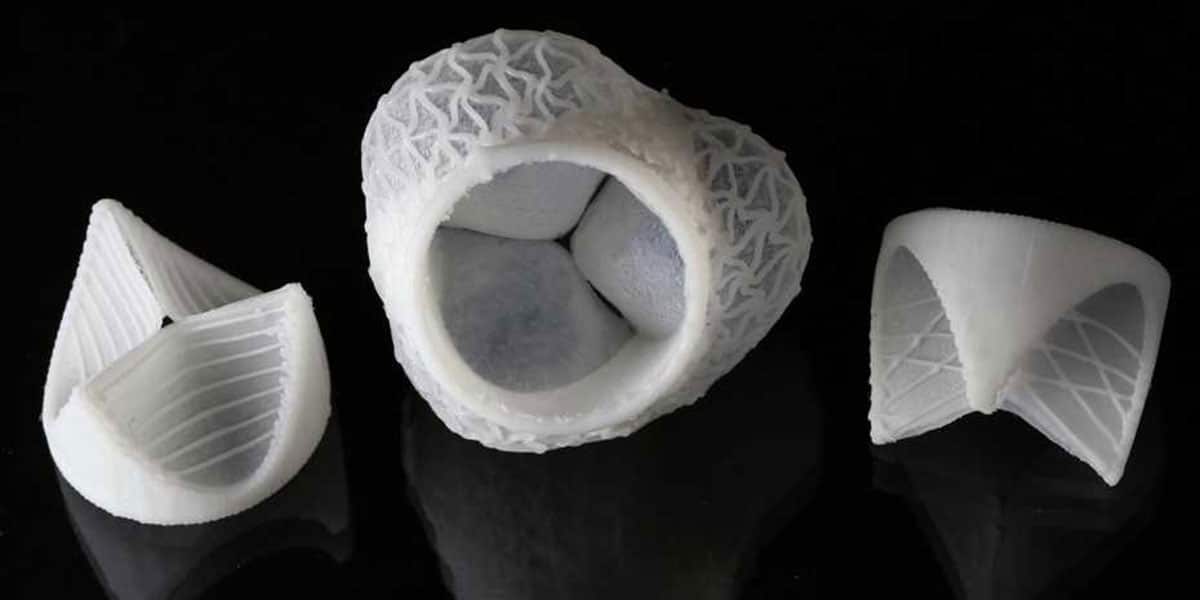 3D printing customized silicon heart valves