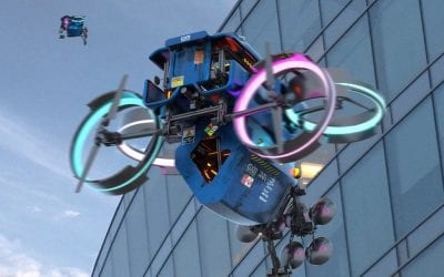 GXN thinks the future of construction could be flying 3D printers