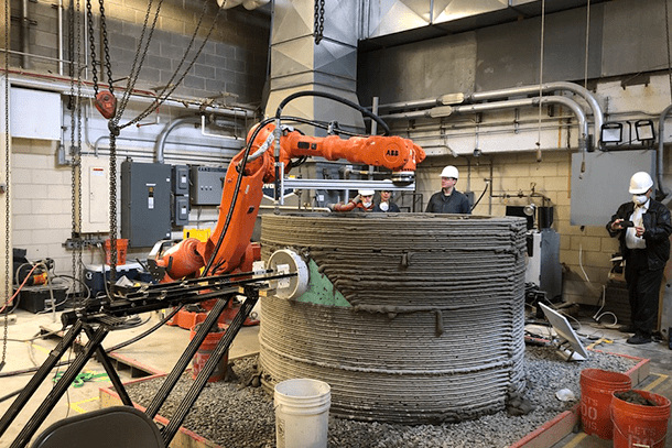 Research team receives grant to commercialize 3D-printed concrete system