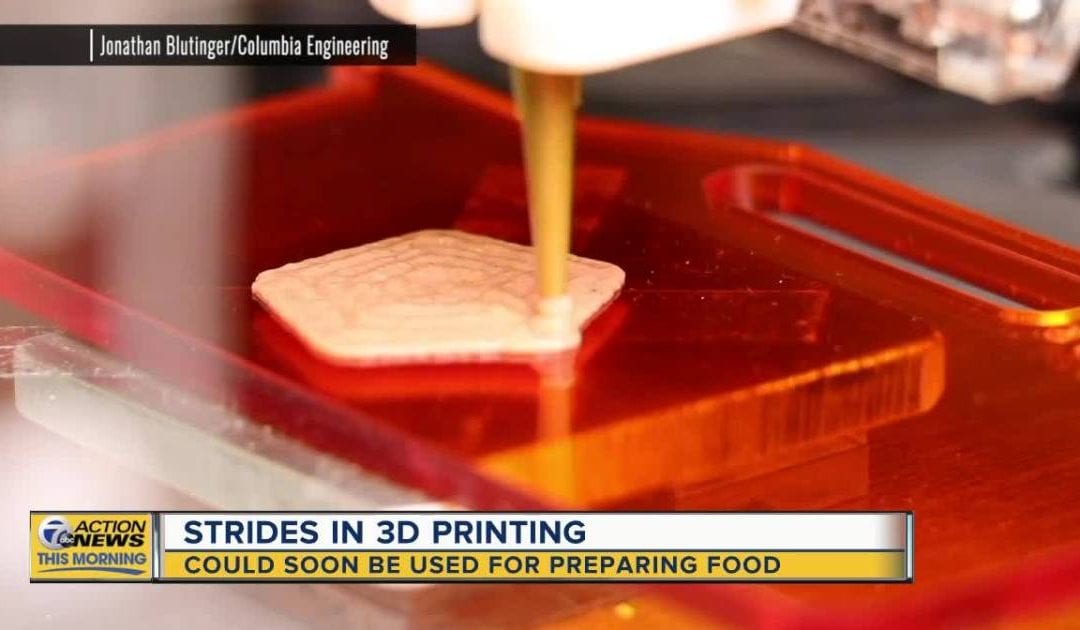 3D printers could soon be used to cook your food