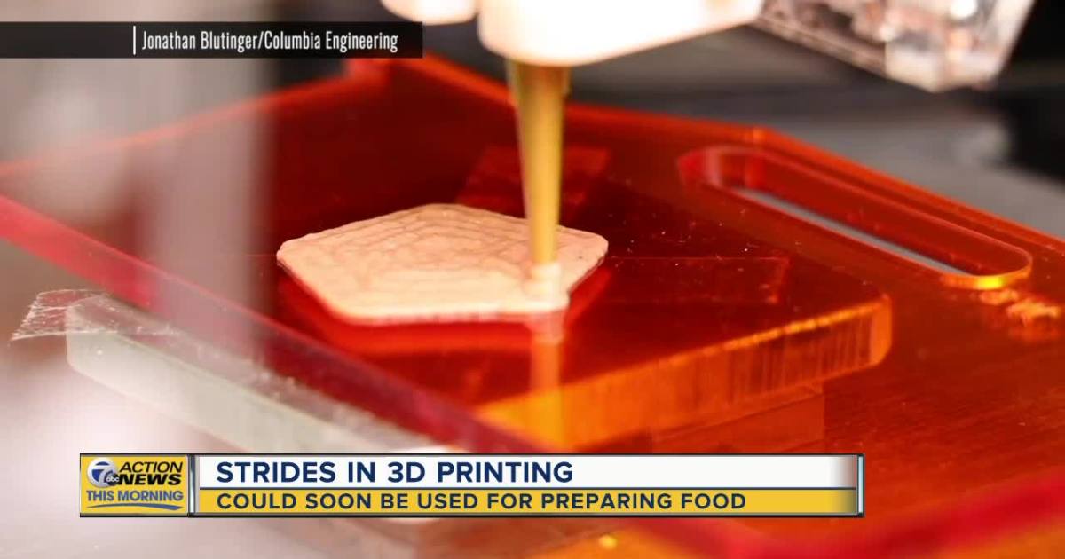 3D printers could soon be used to cook your food