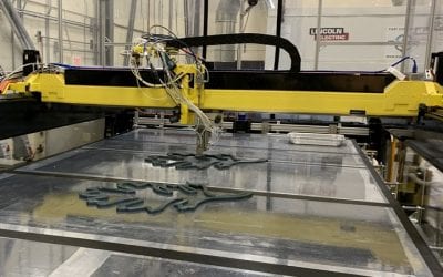 Additive manufacturing reimagined: large-scale, fiber-reinforced thermoset printing