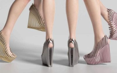 Ica & Kostika launch spectacular generative 3D printed shoe collection in metal and plastic