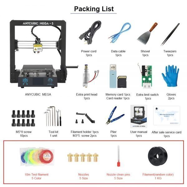 ANYCUBIC Mega-S New Upgrade 3D Printer - Image 5