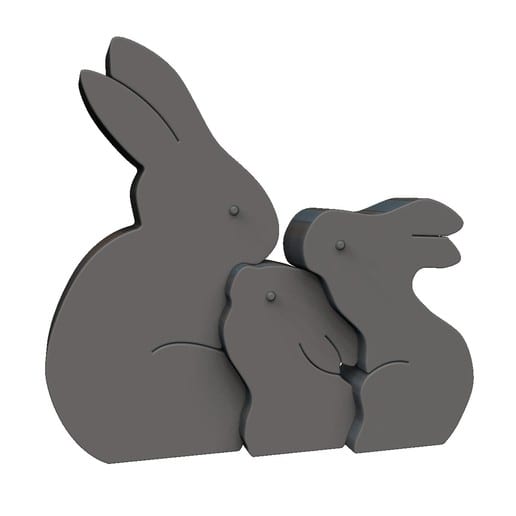 Easter Rabbit Puzzle