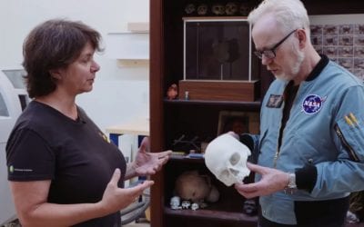 Adam Savage Explores the 3D Printing and Modelmaking Shop at Smithsonian Exhibits!