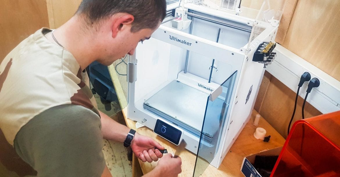 French soldiers deployed to Mali use 3D printers to make spare parts