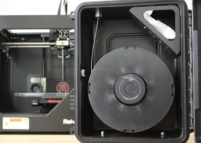 FilaSAFE industrial 3D printer filament storage solution