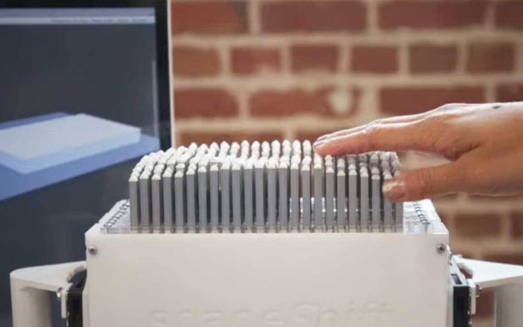 Tactile display lets the blind perform 3D printing and CAD