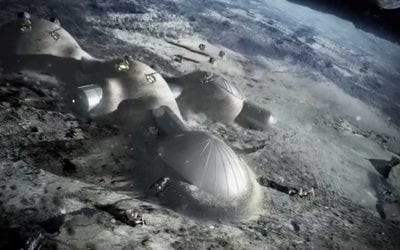 3D-printing a lunar base