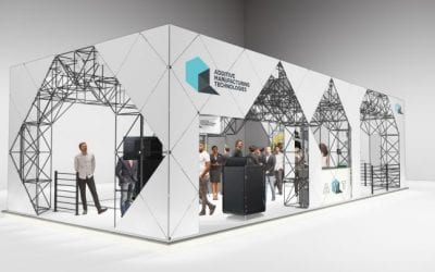 AMT reveals Formnext booth made up of over 6,000 3D printed parts