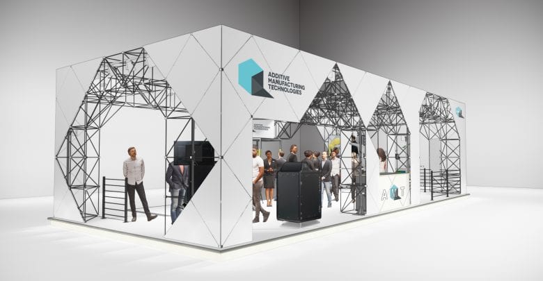 AMT reveals Formnext booth made up of over 6,000 3D printed parts