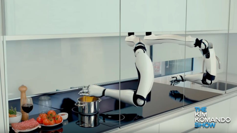 This amazing kitchen robot cooks your favorite meals and even cleans up