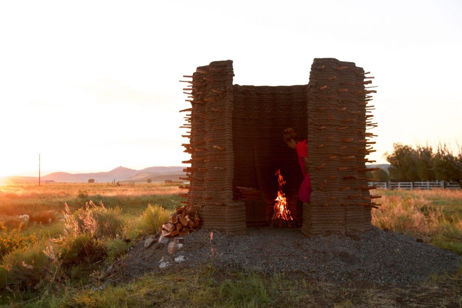 Rael San Fratello 3D prints earth structures to demonstrate potential of mud architecture