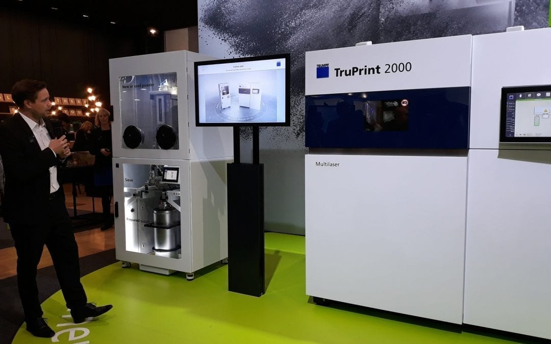 TRUMPF presents new 3D printer for medical devices at Formnext 2019