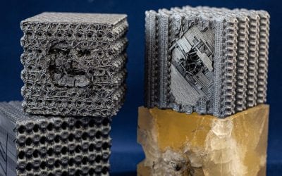 Crazy 3D-printed, layered cubes can withstand bullets travelling at 5.8km per second