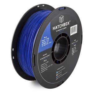 HATCHBOX PLA 3D Printer Filament, Dimensional Accuracy +/- 0.03 mm, 1 kg Spool, 1.75 mm, Blue