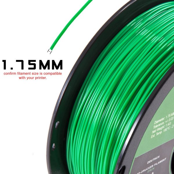 HATCHBOX ABS 3D Printer Filament, Dimensional Accuracy +/- 0.03 mm, 1 kg Spool, 1.75 mm, Blue - Image 2