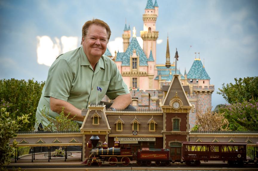 This Disneyland fan spent 20 years creating a miniature replica railroad in his backyard