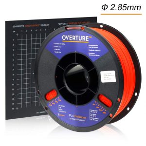 Overture Tough PLA 1-Pack Red 2.85mm