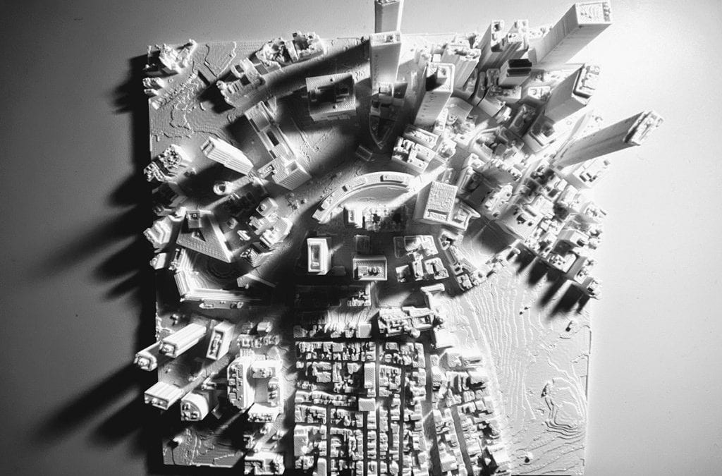 Boston architects come together to make a 3D-printable map of the city