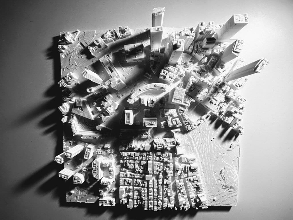 Boston architects come together to make a 3D-printable map of the city