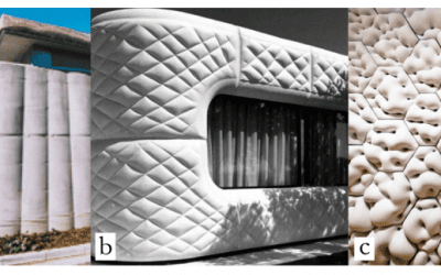 Reinforcing Concrete Fabric Formwork with 3D Printed Plastics
