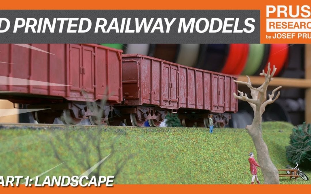 3D printed railway models, part I: Landscape