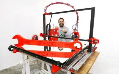 GIANT 3D PRINTER FROM SCRATCH – IT WORKS!