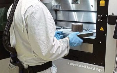 Additive Manufacturing 3D Printing with Amorphous Metals