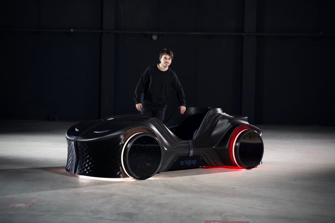 BigRep 3D prints Loci autonomous electric pod car