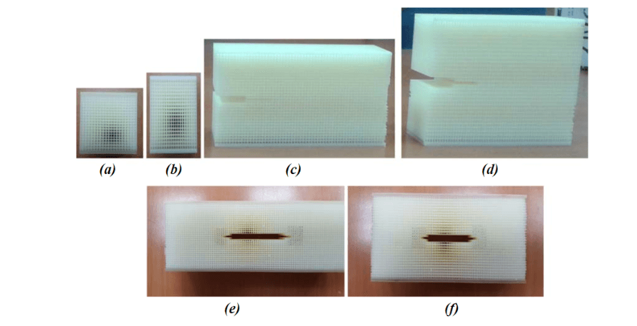 Compression Testing 3D Printed Brittle Cell Structures