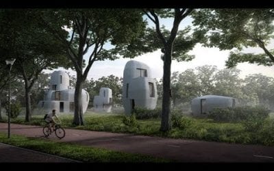 World’s first commercial 3D-concrete printing housing project