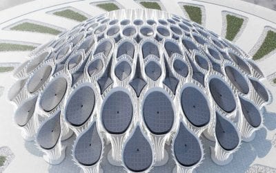 MEAN* proposes 3D-printed ‘concrete forest’ for dubai expo 2020