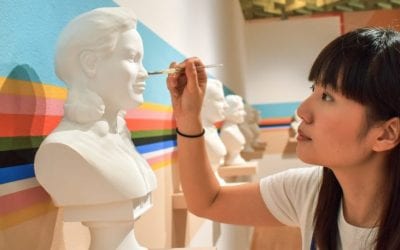 These 3D-printed sculptures celebrate amazing women in science and tech