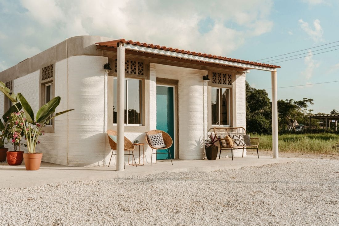 Why this 25-year-old quit partying to 3D print stylish homes for free