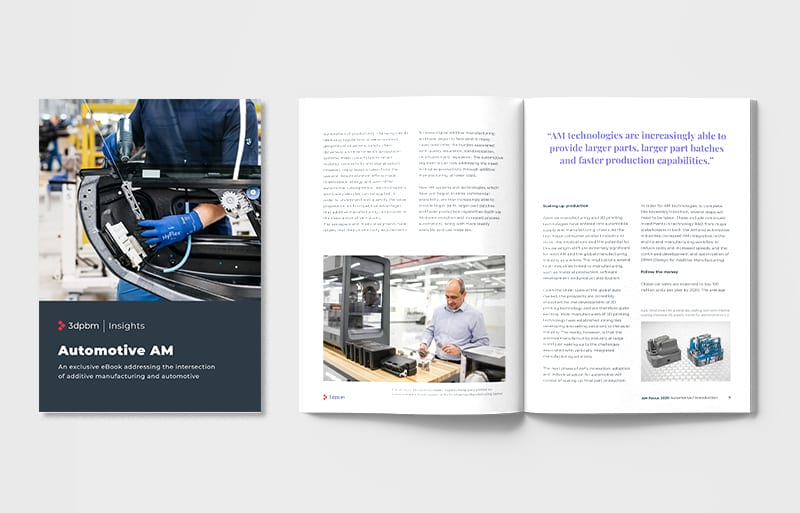 3dpbm publishes Automotive AM Focus 2020 eBook