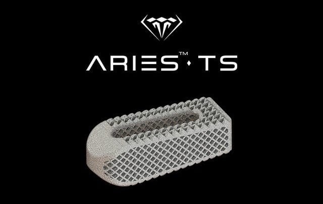 Osseus unveils Aries-TS, 3D printed transforaminal lumbar interbody device