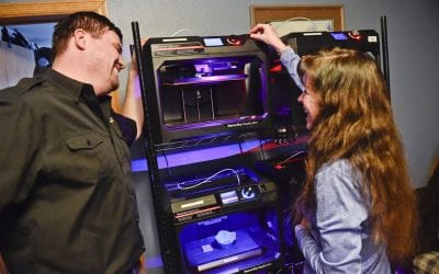 Helena teachers 3D print face masks to help meet demand