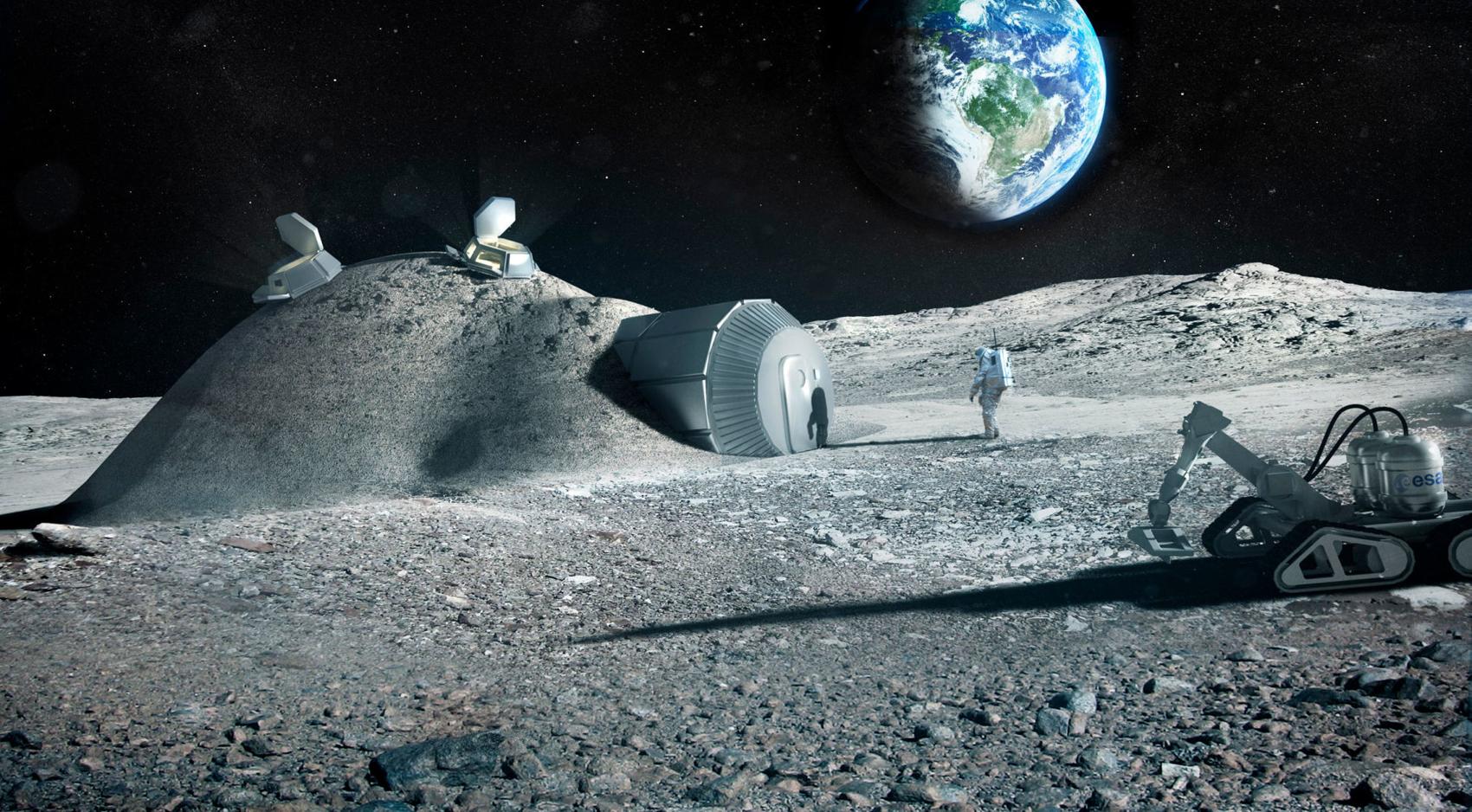 New moon bases could be built using astronaut urine