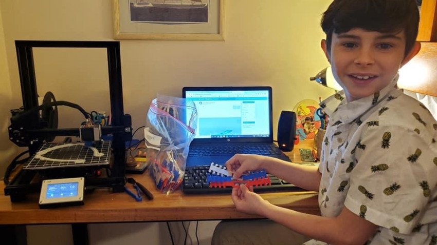 9-Year-Old Connecticut Boy 3D Printing Ear Guards for Essential Workers