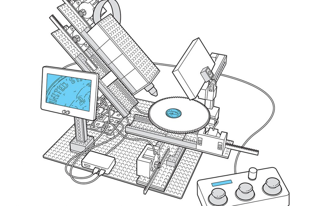 Build A Sophisticated Microscope Using Lego, 3D Printing, Arduinos, and a Raspberry Pi