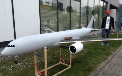 Giant Scale RC A350 Airliner Using Carbon Fibre And 3D Printing