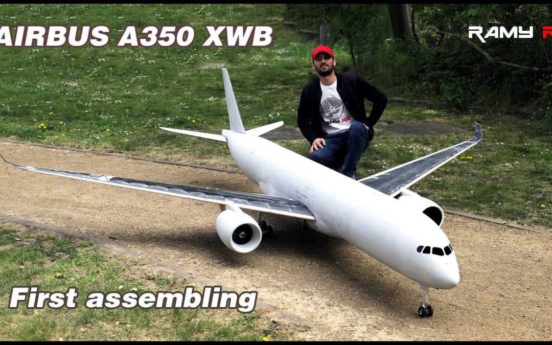 Assembling the Airbus A350 for the first time