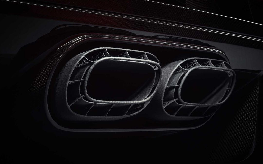 Bugatti 3D Prints Tailpipe Covers for New Supercars