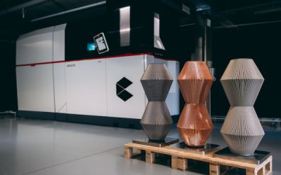 Industrial metal 3D printer prints parts up to one meter high