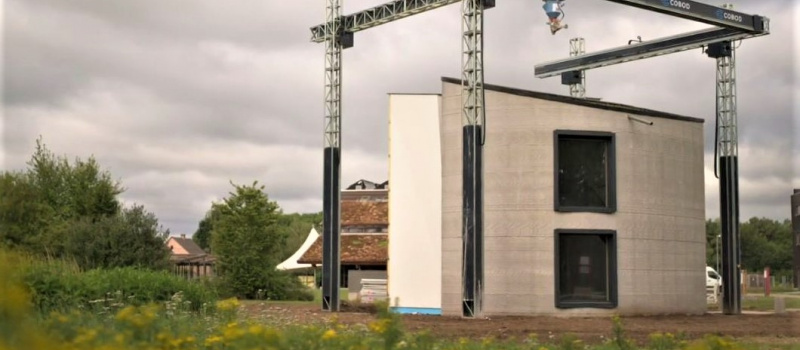 First 3D printed house in the world debuts in Antwerp province