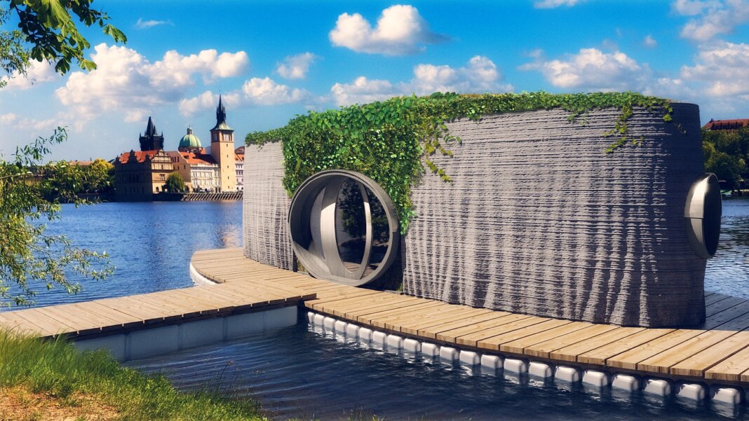 This Tiny House Is 3D Printed, Floats, and Will Last Over 100 Years